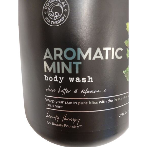 BOTANICAL SPA THERAPY Aromatic Mint Shea Butter Vitamins Body Wash Sz JUMBO Pump - Picture 3 of 4